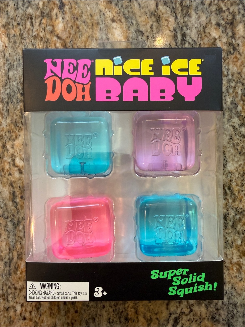 *VIRAL RARE* Authentic NEW IN BOX  NEE DOH Nice Ice Baby Mini Cube Set!! -